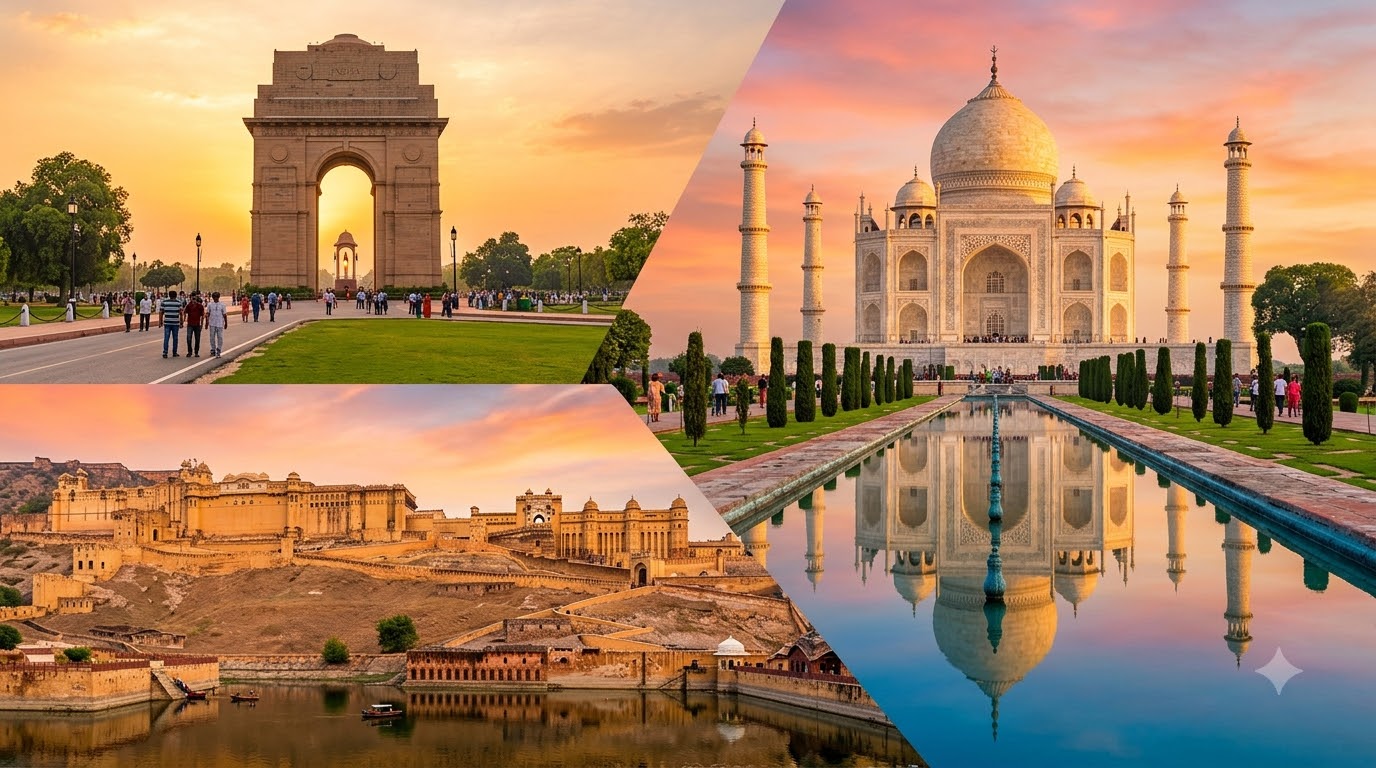 Best Time to Visit the Golden Triangle (Delhi, Agra, Jaipur): Month-by-Month Weather, Crowds & Festivals